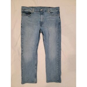 Levi's 513 jeans - Slim Straight Fit - Men's 38x30 measures 38x28 medium wash